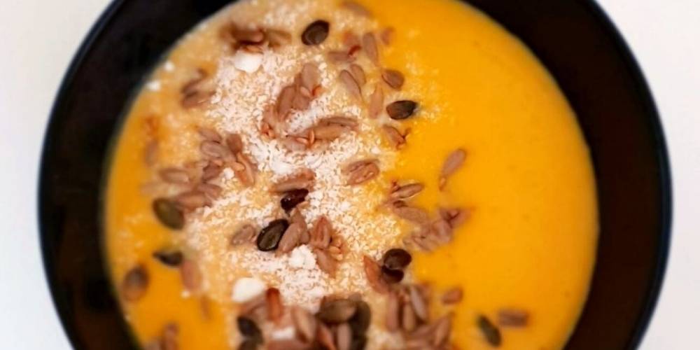 Crema de calabaza con especias receta