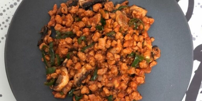 Soja texturizada a la boloñesa | Recetas de nutrium