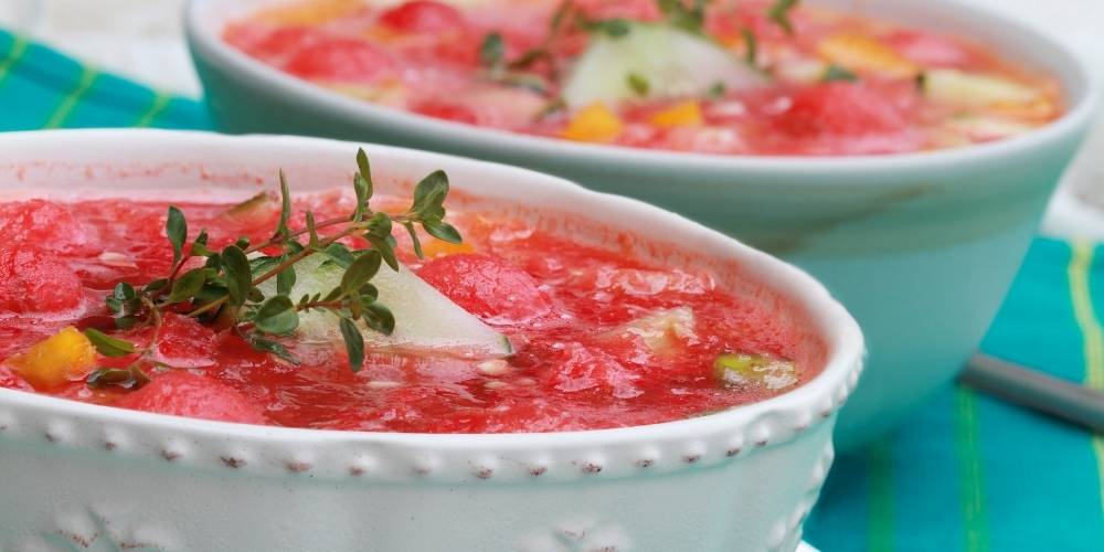 Gazpacho de sandía receta