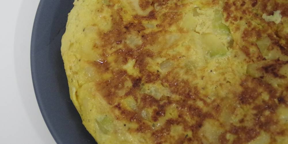 Tortilla de calabacín receta