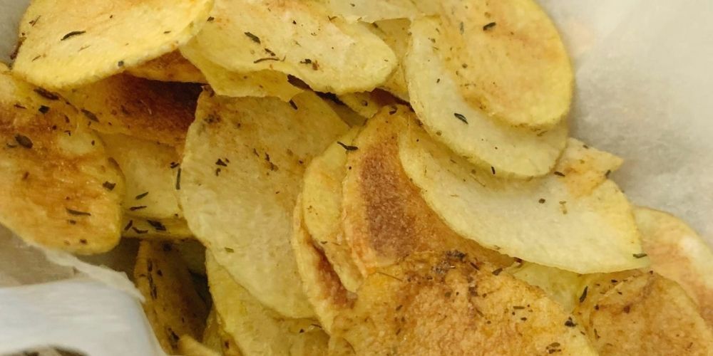 Patatas chips al microondas