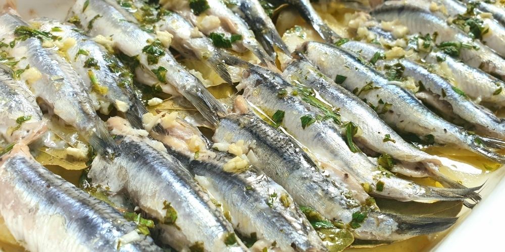 Anchoas asadas al limón | Recetas saludables de Nutrium