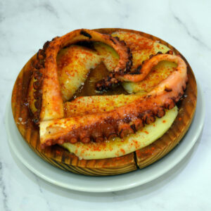 plato de pulpo con patatas
