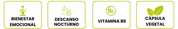 Características del L-triptófano de Nutrium con vitamina B6